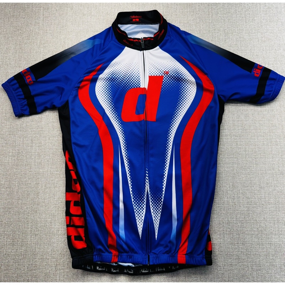 Didoo Bike Wear Cycling Jersey Shirt Bicycle Full Zip Size L - Picture 1 of 6